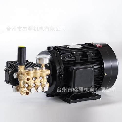SJ高压清洗机380/220V足额铜线电机泵头组合加湿造雾设备总成