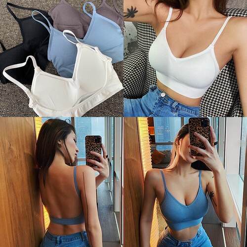 Knitted adjustable shoulder straps, large back without