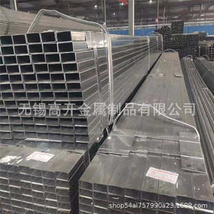 厂家现货批发镀锌方管 q345b可按要求定尺生产 热镀锌方矩管q235b