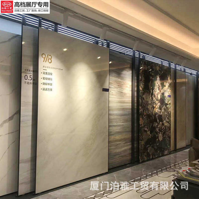 瓷砖展示架平推新款陶瓷架子可调节厂家直销瓷砖展架推拉专业定制