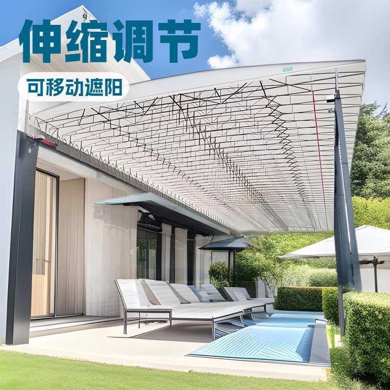 电动推拉棚可伸缩推拉雨棚厂房活动篮球场遮阳棚仓库伸缩电动雨蓬,户外/登山/野营/旅行用品,遮阳篷/雨篷/车篷/广告篷,淘宝优惠券,粉丝福利购,淘宝优惠卷