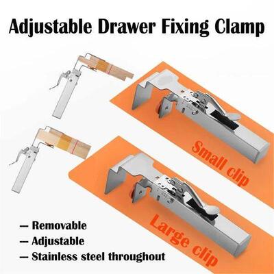 Adjustable Drawer Fixing Clamp, Universal Drawer Panel