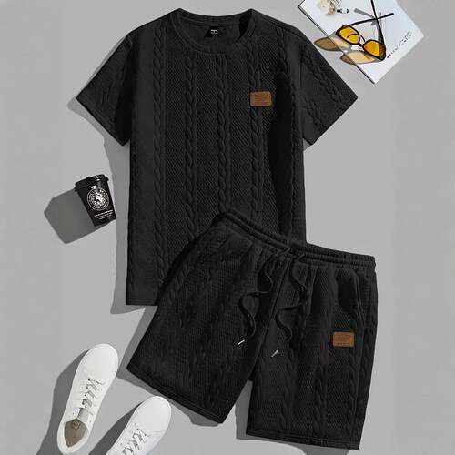 2-piece men's casual sports outfit - short-sleeved