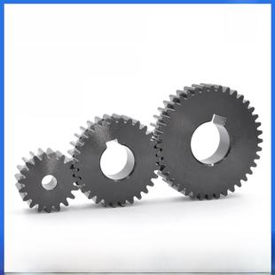S45C直齿轮 1模数12齿-150齿 圆柱齿轮 机械传动 1m正齿轮 定制