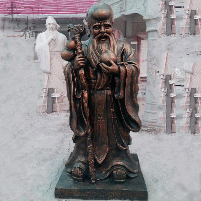 现货供应玻璃钢人物桃园三结义雕塑仿铜古代三国人物树脂雕塑摆件
