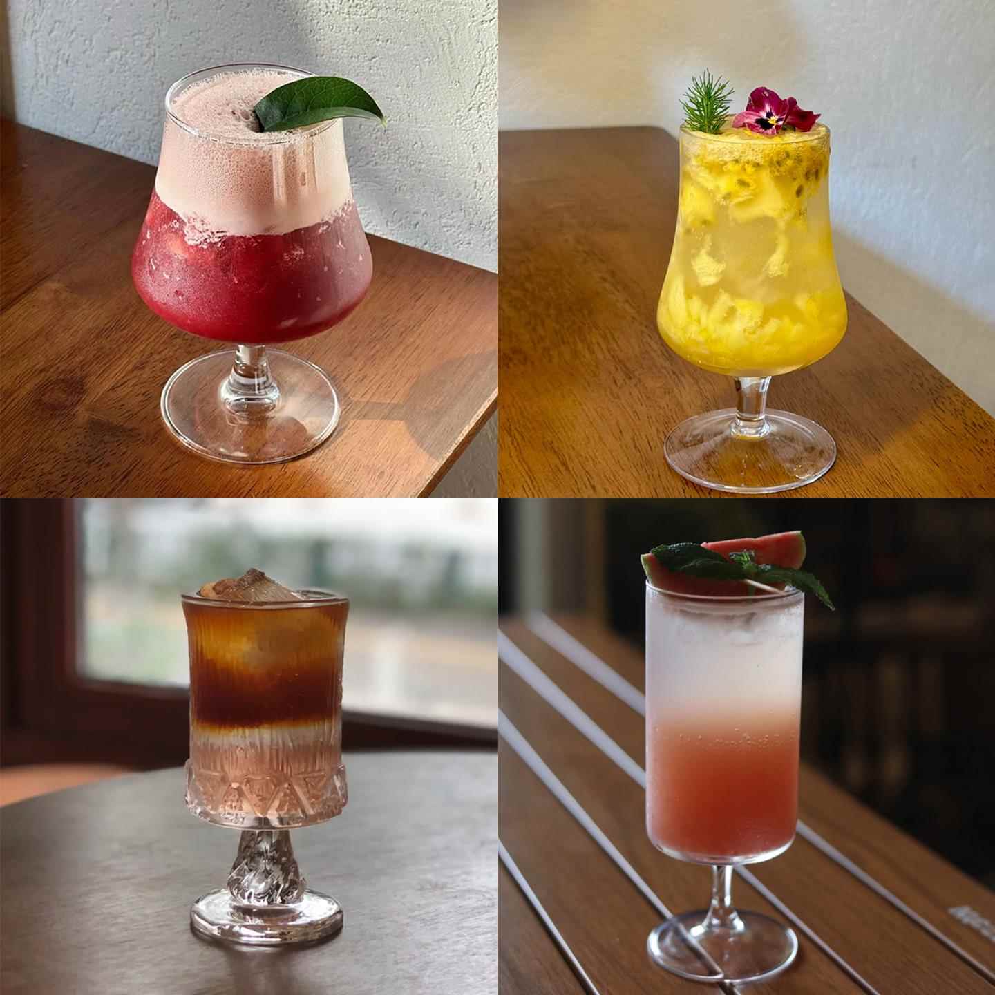 ins网红玻璃果汁杯饮品杯奶茶杯气泡水饮料杯鸡尾酒杯果茶水杯