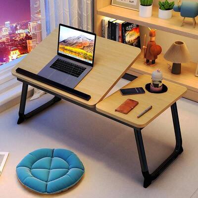 Foldable notebook student dormitory study table bed desk桌子