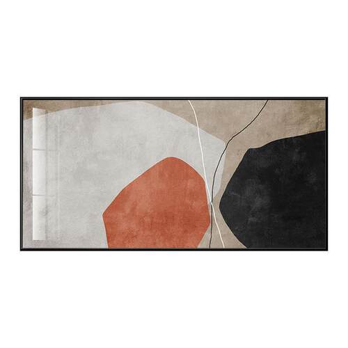现代简约沙发背景墙挂画客厅装饰画一整幅抽象北欧风横向餐厅壁画