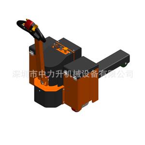步驾式电动牵引车手拉物流拖车手柄式搬运车推车牵引车