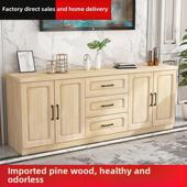 全实木电视柜高柜组合卧室客厅边柜现代简约中式 大容量收纳储物柜