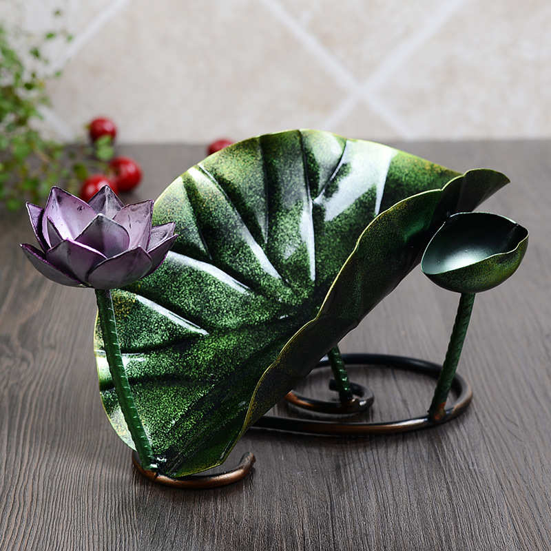 中国风酒架 荷叶状红酒架  家用装饰酒架 荷花型红酒瓶架子