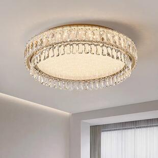 铧锒卧室水晶吸顶灯2026新款 轻奢高级感房间现代简约书房超亮灯具