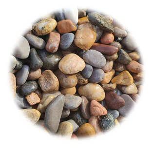 厂家直销河卵石变电站5-8cm 鱼缸水景盆栽园艺大小园林铺路鹅卵石