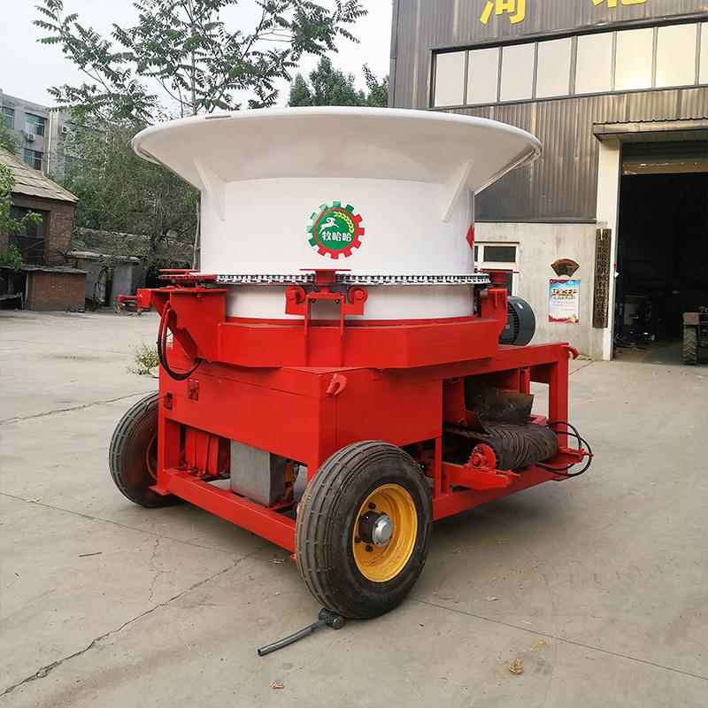 养场圆盘粉羊碎机130型粉碎机牛秸秆粉饲草殖草机CPD转盘式破碎机