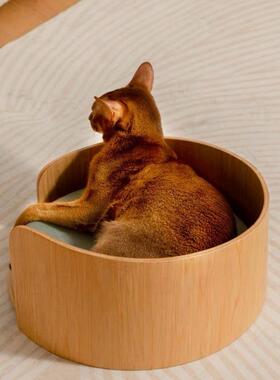 KAMAMUTA抱抱窝源素系列猫窝狗窝四季通用宠物窝实木猫床狗沙发