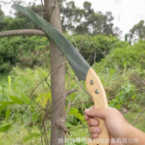 KOTESO老人头修枝锯园林果树锯剪带锯套树枝锯户外锯木工手拉家用