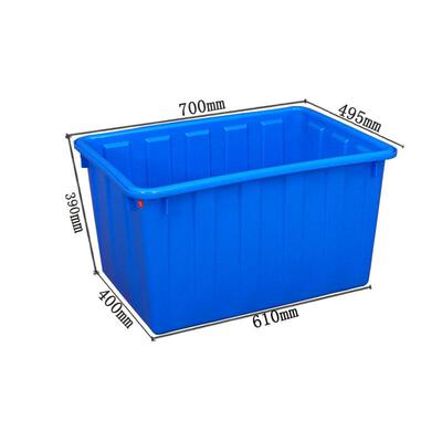 州直营方1广料20L长方形塑料水箱仓库运转熟IWQ胶周转箱塑白色框
