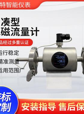 微小流量测量紧凑型微小型电磁流量计不锈钢防腐DN6～DN65口