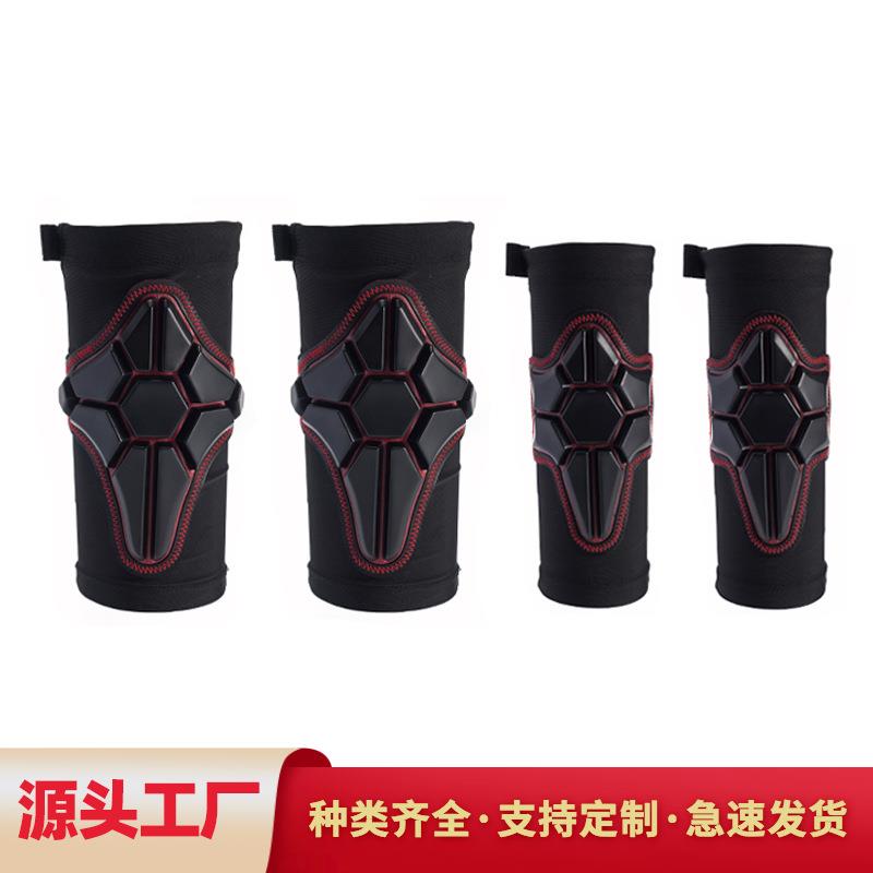 均码护膝护肘轮滑平衡车护具自行车滑板滑轮四件套运动护膝软护具