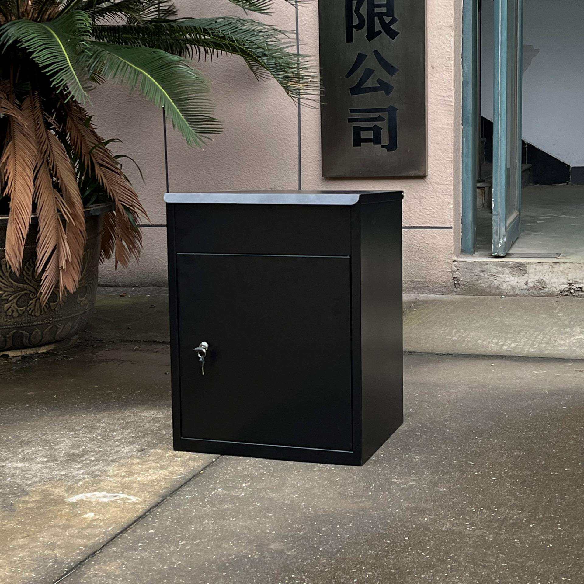 大容量壁挂式快递投递箱欧美家庭日常包裹存储柜钥匙锁柜收件邮箱