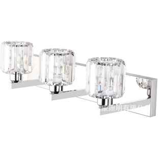 浴室镜前灯灯方洗形多头K9水晶大气时77203尚手灯子镜灯具