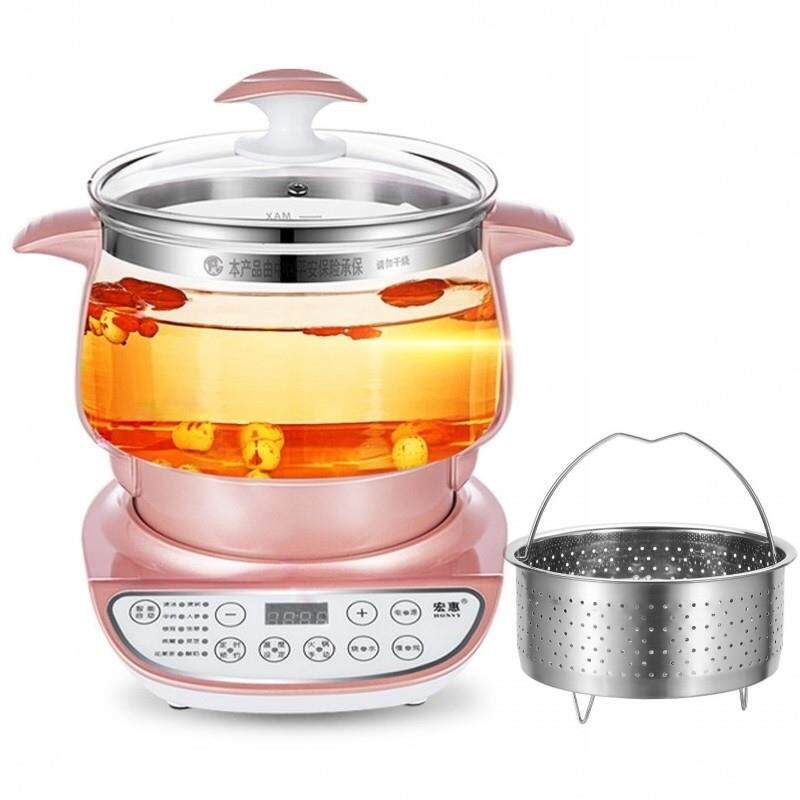 正品宏惠养生壶家用全自升动多功能特大璃容量34加厚玻炖锅电煎中
