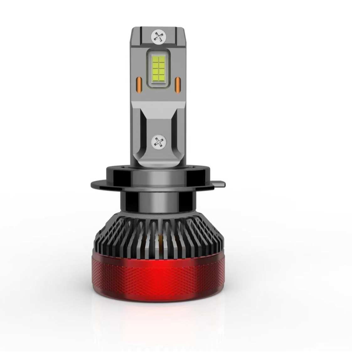 车灯100W 汽车双导管大功率灯泡 汽车灯泡h1H79005H11LED汽车大灯