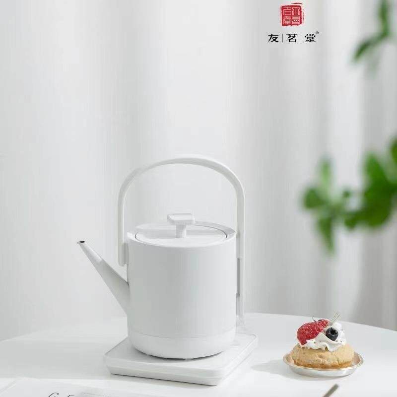 茗295堂电热水壶不茶锈钢办公室家用小型自动烧断电快速泡水友壶