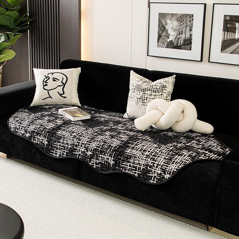 防滑奢代发轻盖布沙发垫高级耐脏四季通用感巾雪尼尔沙发异形欧式