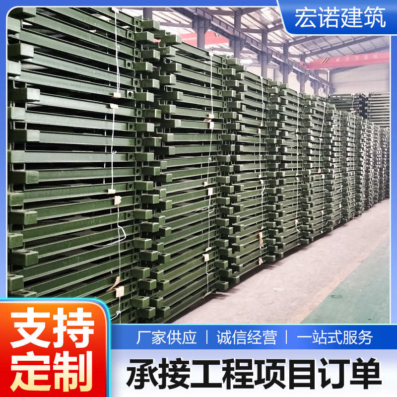 贝雷片桁架桥建筑 公路321型贝雷桥花窗支撑架