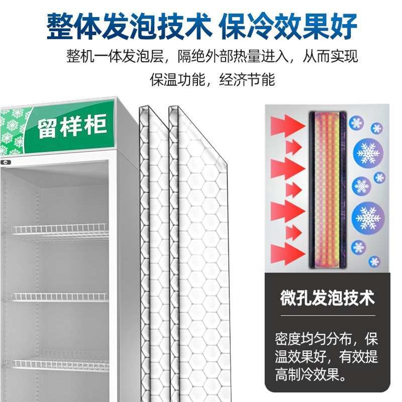 留柜留柜双门幼儿园锁样柜小型冰柜保鲜带商用冷藏样单门学校食堂