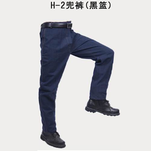 高档仔工牛作裤子劳纯棉加厚多口袋男防烫宽服松耐磨高腰保电焊工
