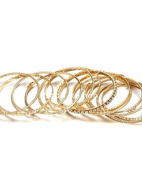 手镯Women Luxury Ethnic Style Glod Bracelet Fashion Jewelry