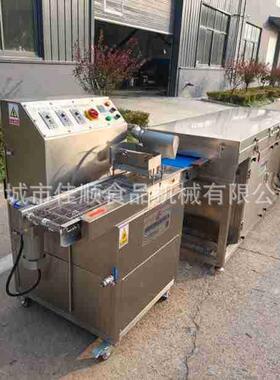200型圆盘巧克力涂层机易清洁200型圆巧克力涂层冷却线出口清洁