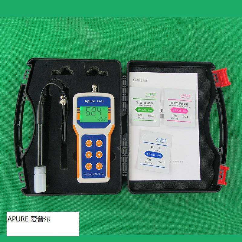 【APURE】PS-61型便携式PH/ORP计手持式PH酸度计PH计酸度计
