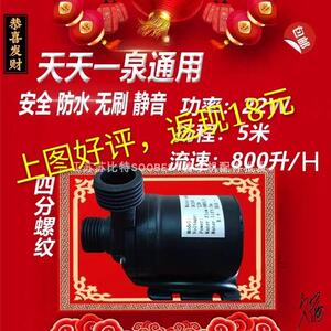 售水机灌装泵小型天天双泵泵24V水泵机泵售水直流潜水通用