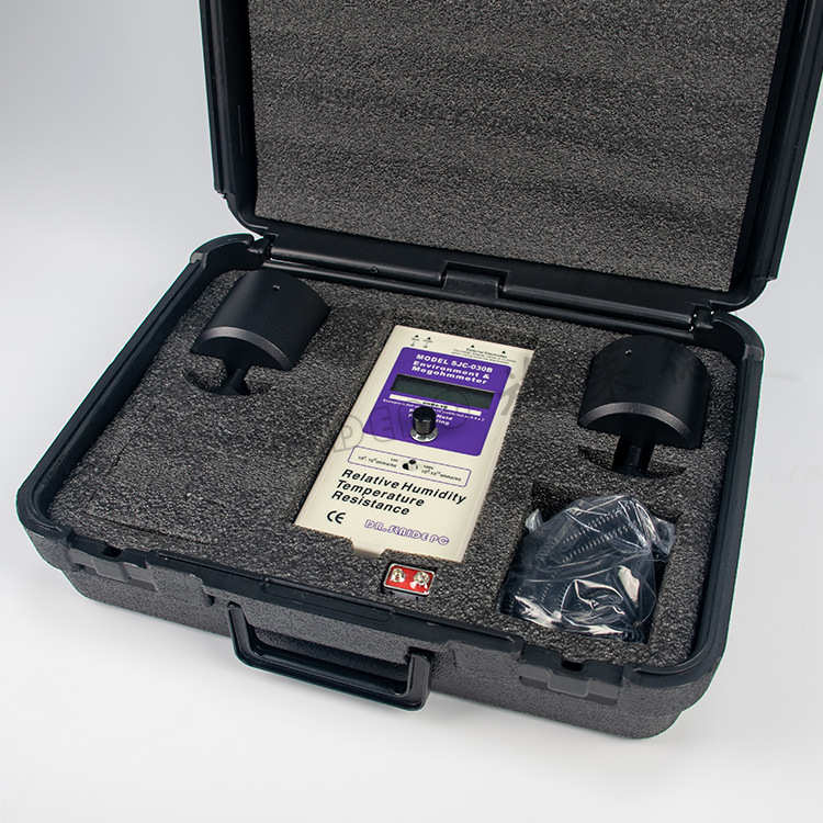 SJC-030B表面电阻测试仪重锤式防静电阻抗兆欧表数显防静电测试仪