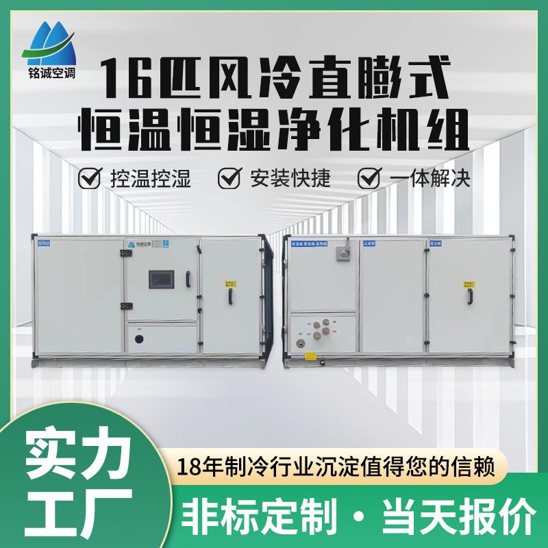 直膨式恒温恒湿空调机组无尘车间净化机组16匹组合式空调处理机组