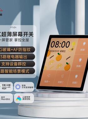 【国补15%】平头熊AKpro超薄中控屏幕蓝牙mesh2.0智能开 关Akplus