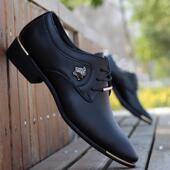 尖夏镂空男鞋 时尚 子洞洞皮凉鞋 商务季 正品 休闲皮鞋 头英伦韩版 正装