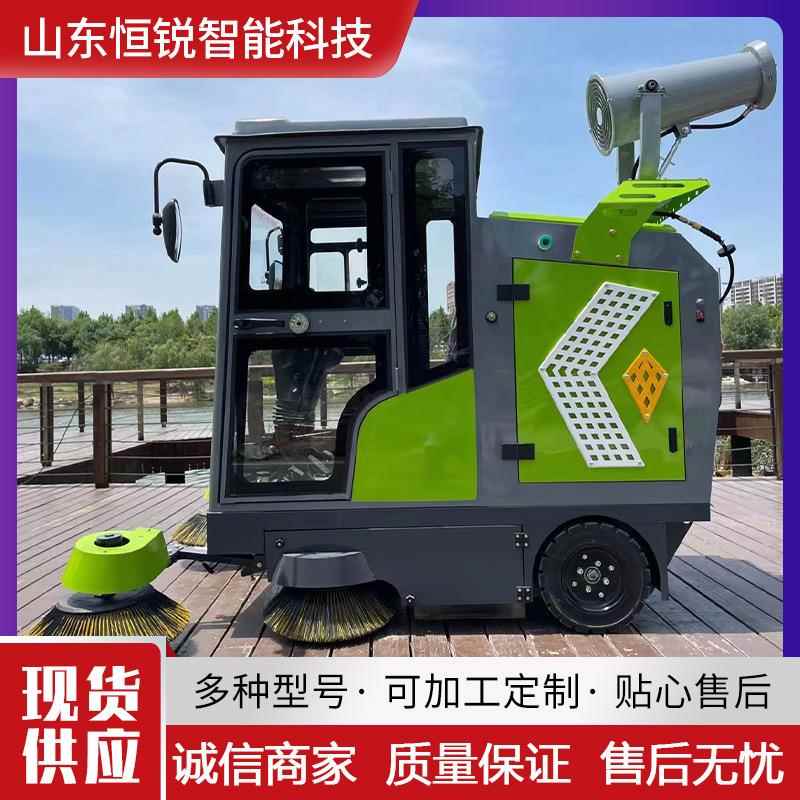 驾型电车动驶扫地车公园882景扫区冲洗吸尘清车厂房间灰尘小型扫