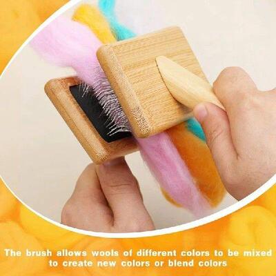 2 Pcs Wool Carders, Hand Carders For Wool Needle Felting