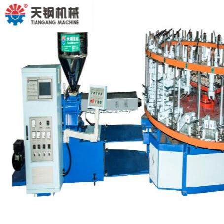 半自动单色20工位注射PVCTPRTPE注塑成型运动鞋机
