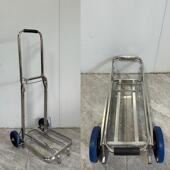 不锈钢便携行李式 车家用车折839叠小拉手拉货推车小推车杆拉车