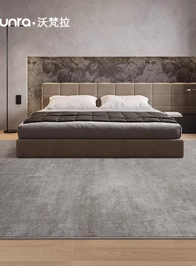 AUFUNRA地毯卧室床边毯家用客厅现代简约加厚耐脏高级感房间地垫