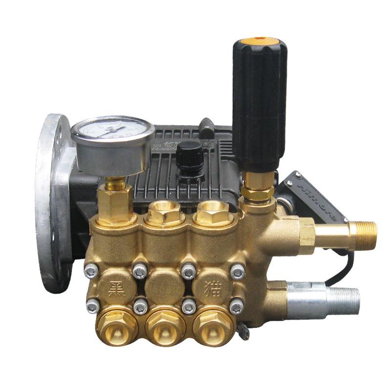 黑猫商用自吸0917B高压泵头关抢停机1217B洗车机总成清洗机水泵