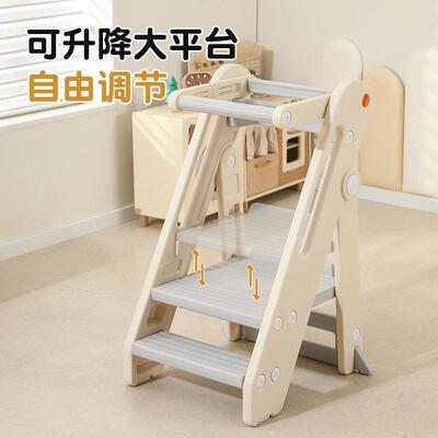 Kids Kitchen Step Stool Helper Baby Toddler Standing Tower