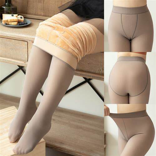 Thermal Pantyhose For Warm Fleece Tights 200g Plus Size Wome