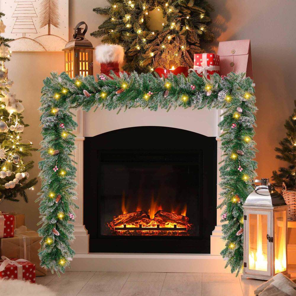 高级挂件仿真混合叶藤条前台栏杆门挂藤草摆件高级挂件