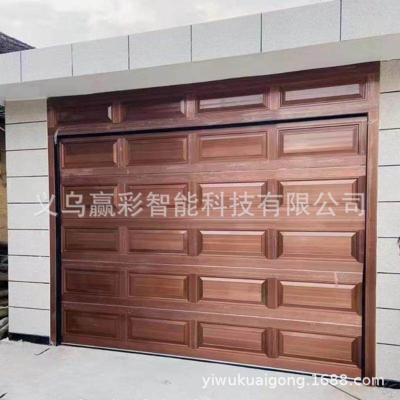 铝合金遥控升降门彩钢板防盗自动门自动识别车牌翻版车库门
